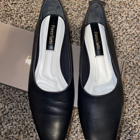 Franco Sarto L-Vana Black slip on dress business shoes Women’s size 7 - Picture 4 of 11